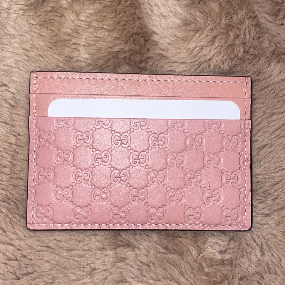 Gucci Card Holder Pink *New*